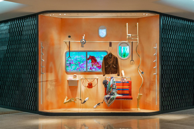 Tampilan butik baru Hermes di Plaza Indonesia. Foto: Hermes