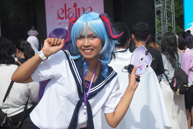 Foto cosplayer di event Motion IME (sumber; dokumentasi pribadi/Tania)