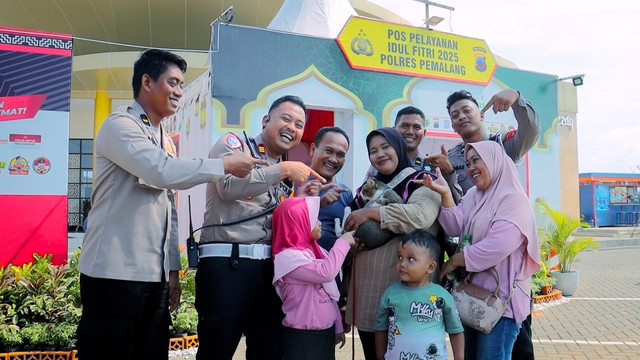 Puso, kucing peliharaan yang dijemput keluarga pemudik asal Jakarta yang sempat hilang di rest area Pemalang. Foto: Dok. Istimewa