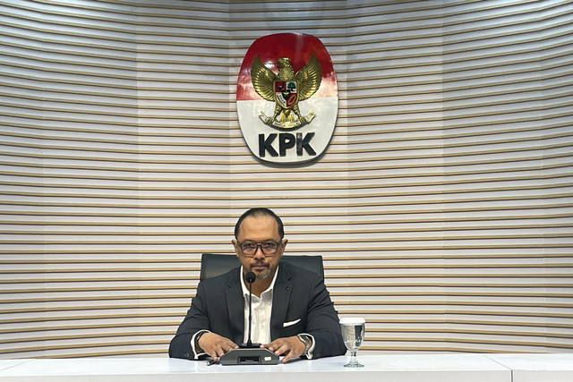 Juru bicara KPK Tessa Mahardhika Sugiarto di Gedung Merah Putih KPK, Jakarta, Rabu (9/4/2025). Foto: Fadhil Pramudya/kumparan