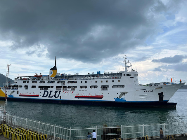 Kapal Ferry di Pelabuhan Bakauheni, Lampung menuju Pelabuhan Merak, Banten | Foto : Eka Febriani / Lampung Geh