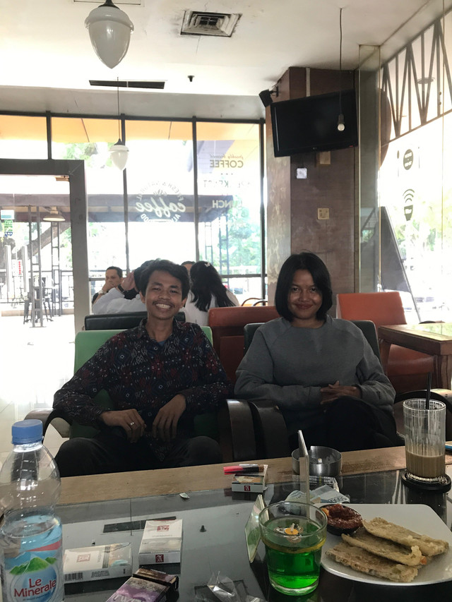 Dok.pribadi// aktivis perempuan Badai NTB (Uswatun Hasanah) dan aktor #bongkarbandarnarkoba NTB