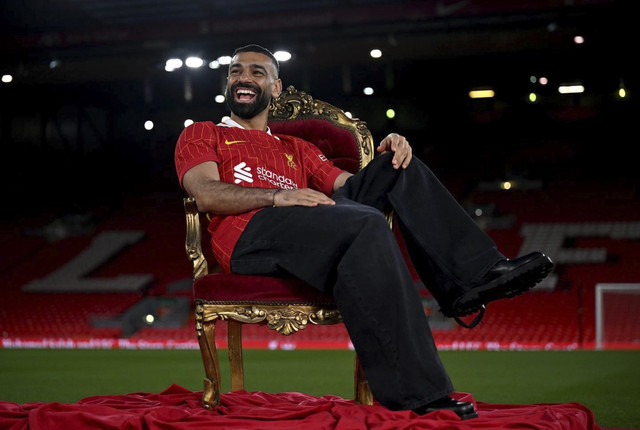 Pemain Liverpool Mohammed Salah resmi memperpanjang kontrak. Foto: Dok. Liverpool