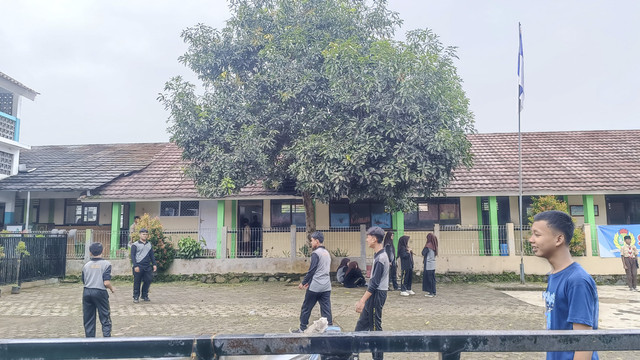 Lokasi titik gempa 4,1 M Kota Bogor, saat dipotret pada Sabtu (12/4/2025).  Foto: Thomas Bosco/kumparan