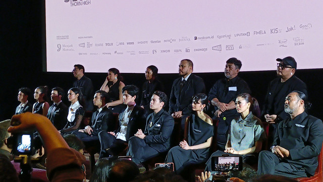 Konferensi Pers film terbaru karya Joko Anwar, Pengepungan di Bukit Duri. Foto: Aprilandika Pratama/kumparan