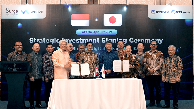 PT Solusi Sinergi Digital Tbk (WIFE) kerja sama dengan perusahaan Jepang, Nippon Telegraph and Telephone East Corporation (NTT East), untuk mempercepat akses broadband dan program Internet Rakyat. Foto: WIFI