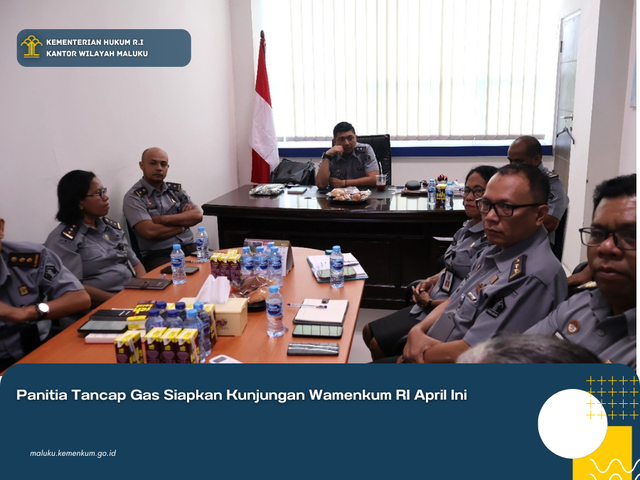 Panitia Tancap Gas Siapkan Kunjungan Wamenkum RI April Ini