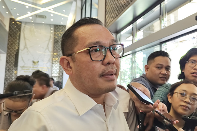 Wamen Investasi Todotua Pasaribu di Kantor Kemenko Bidang Perekonomian, Senin (14/4/2025). Foto: Widya Islamiati/kumparan