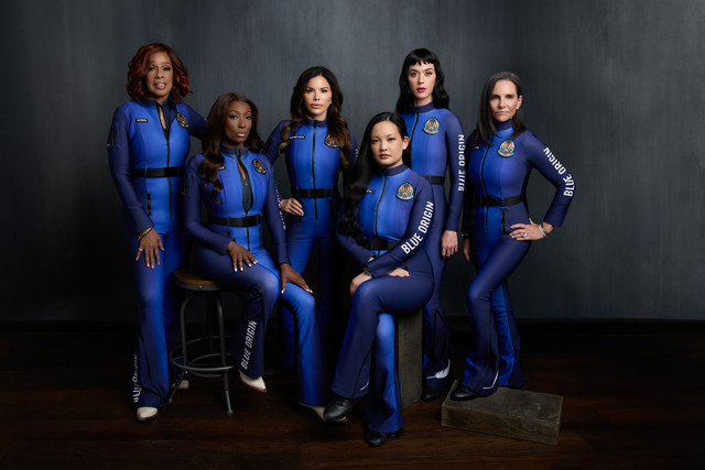 Kru misi NS-31 dari Blue Origin, penerbangan antariksa yang seluruh awaknya perempuan. Foto: X/@blueorigin