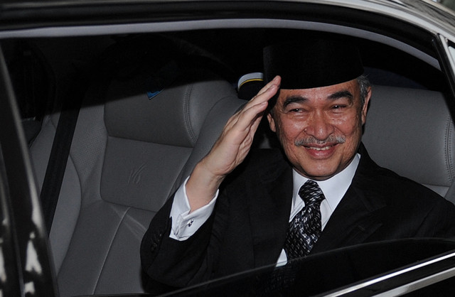 Mantan PM Malaysia Abdullah Ahmad Badawi. Foto: SAEED KHAN / AFP