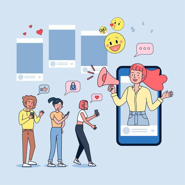 media sosial: sumber freepik