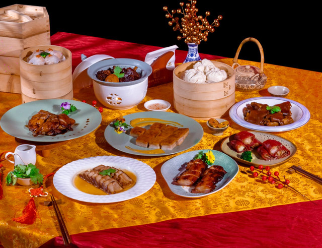 Hidangan Cantonese dalam Sunday Dynasty Feast. 