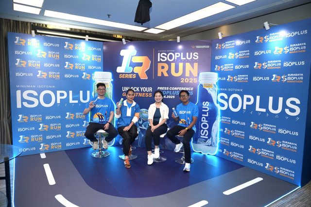ISOPLUS Run gelar konferensi pers di Jakarta. Foto: ISOPLUS