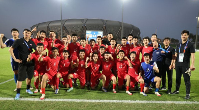 Timnas Korea Utara U-17 di Piala Asia U-17 2025 yang digelar di Arab Saudi. Foto: AFC