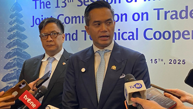 Ketua Umum Kadin Anindya Bakrie di Acara Joint Commission Indonesia-Rusia, Jakarta, Selasa (15/4). Foto: Muhammad Fhandra/kumparan
