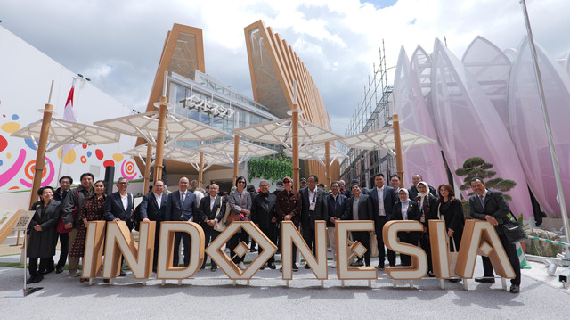 Rachmat Gobel saat World Expo Osaka. Foto: Dok. Rachmat Gobel