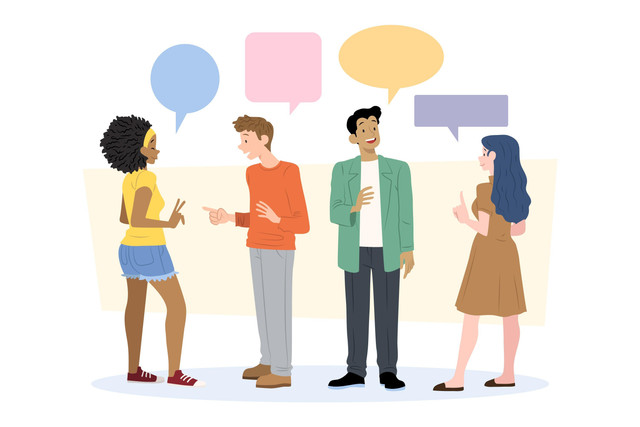 https://www.freepik.com/free-vector/hand-drawn-flat-people-talking_16693496.htm#fromView=search&page=1&position=2&uuid=bf8ace23-c666-4b89-8195-29d99a39385c&query=People+are+talking+again+