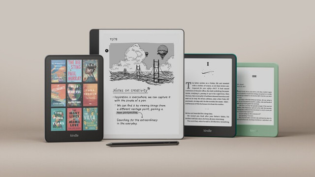 Ilustrasi e-reader. Foto: Amazon 