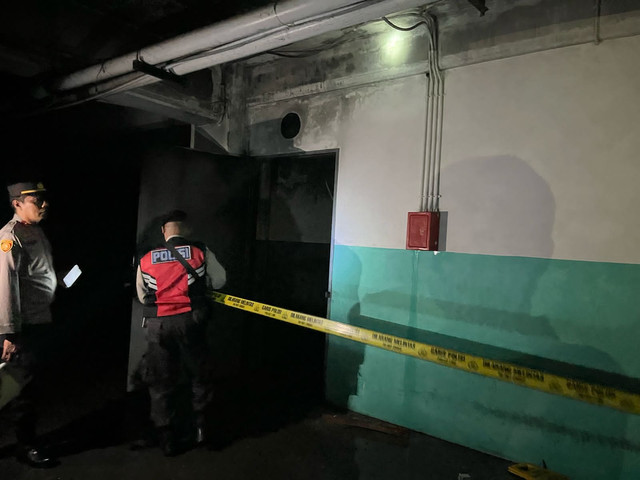 Kebakaran melanda basemen Gedung DPRD Badung, Bali/Dok. Polres Badung