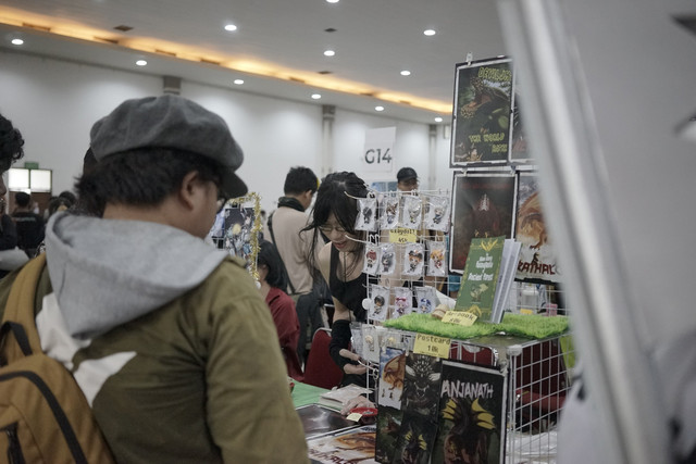 Salah satu booth dalam Comic Paradise (Comipara) 2 pada Mei 2024. Foto: Dok. Comic Paradise
