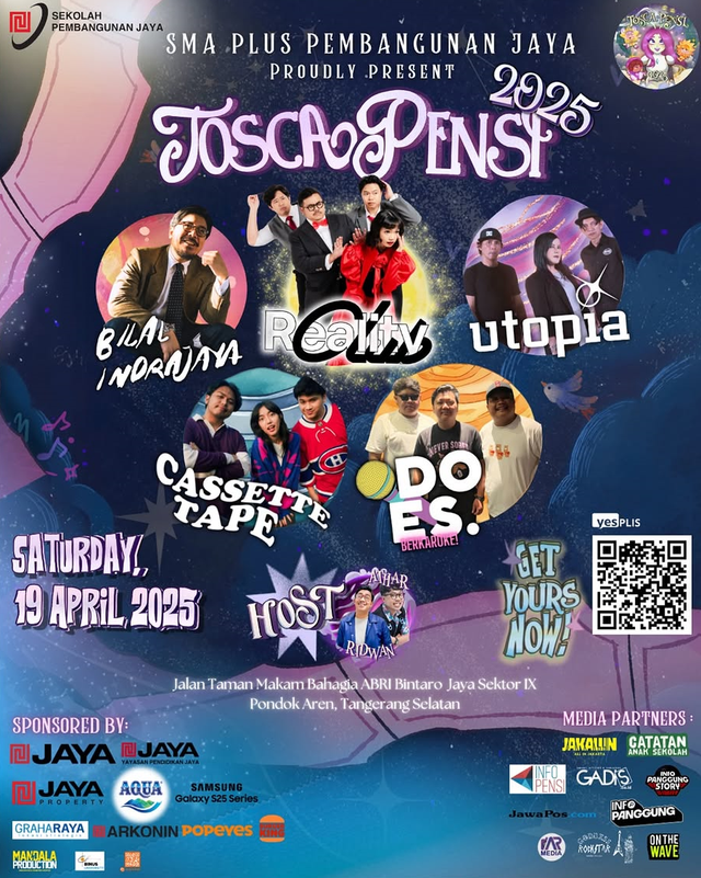 Poster Tosca Pensi 2025. Dok: Instagram @tosca.xxvii