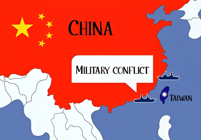 Ilustrasi latihan militer yang dilakukan Tiongkok di selat Taiwan yang menimbulkan banyak kekhawatiran kepada Taiwan dan dunia internasional yang menimbulkan banyak pertanyaan apakah Tiongkok akan menginvasi Taiwan dalam waktu dekat? (Sumber: iStock/Olga Dubrovina)