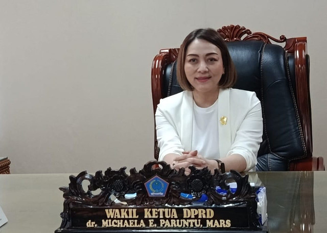 Ketua Komisi Remaja Sinode GMIM, Michaela Elsiana Paruntu.