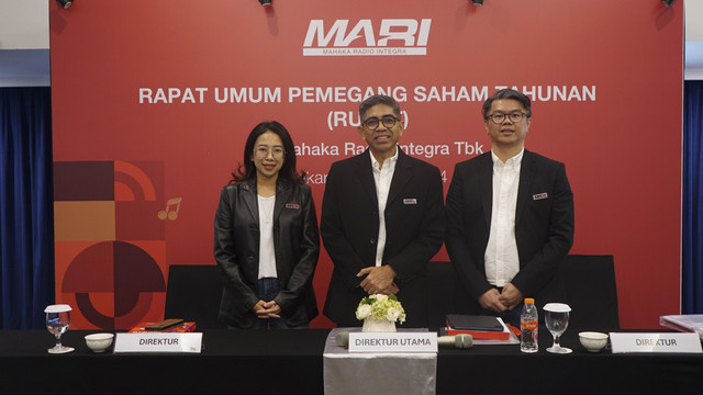 Rapat Umum Pemegang Saham Tahunan PT Mahaka Group Integra. Foto: Dok. Mahaka Radio
