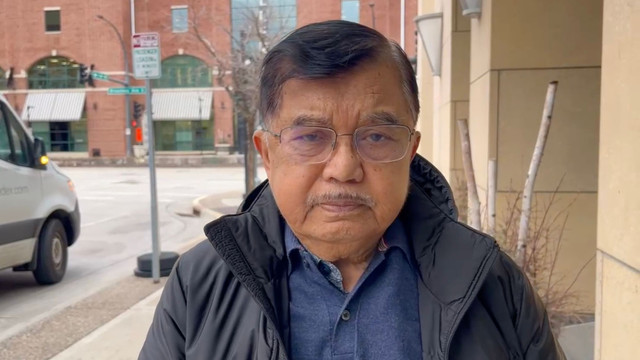 JK saat menyampaikan dukacita untuk kepergian Paus Fransiskus. Dok: Ist