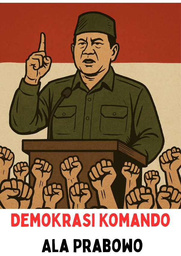 (Ket :Ilustrasi Prabowo sedang berpidato/sumber: koleksi pribadi penulis)