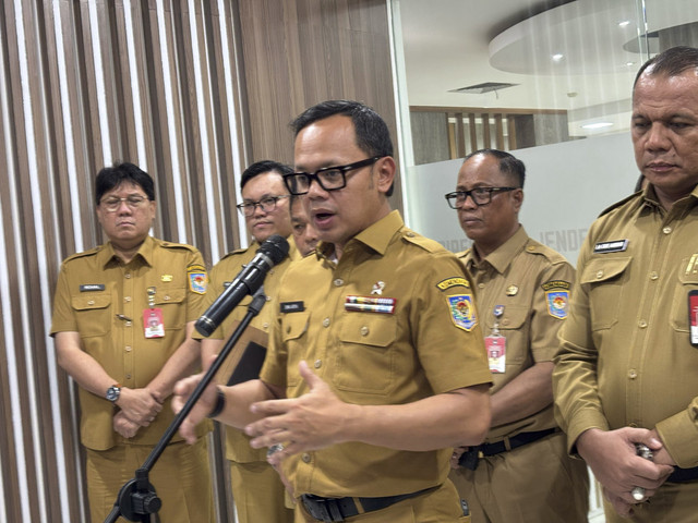 Wamendagri, Bima Arya di Gedung Kementerian Dalam Negeri, Pasar Minggu, Jakarta Selatan pada Selasa (22/4/2025). Foto: Abid Raihan/kumparan