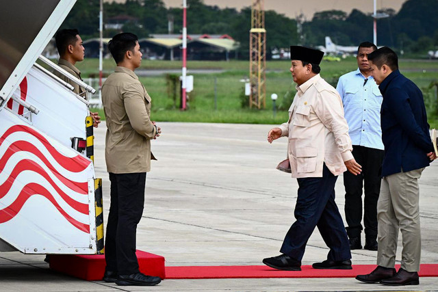 Presiden Republik Indonesia, Prabowo Subianto melakukan kunjungan ke Kuala Lumpur, Malaysia pada Minggu, 6 April 2025. Foto: BPMI Setpres