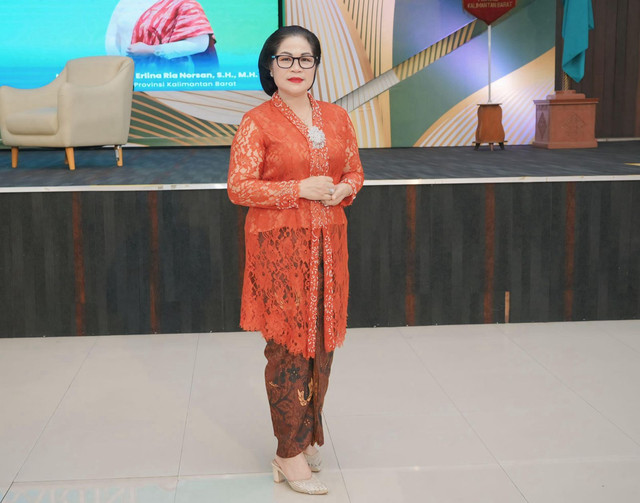 Istri Wakil Gubernur Kalimantan Barat, Donata Dirasig Krisantus. Foto: Dok. Istimewa