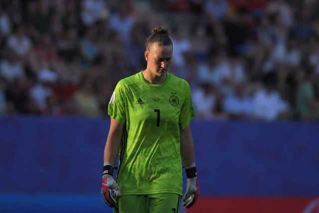 Almuth Schult, eks-kiper VfL Wolfsburg. Foto: AFP/LOIC VENANCE
