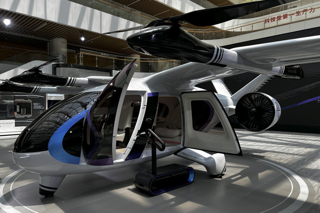 Mobil terbang produksi GAC Group, Govy AirJet. Foto: Erandhi Hutomo Saputra/kumparan