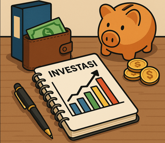 Ilustrasi 2D Pengelolaan Investasi Mahasiswa Kredit Foto : Ahmad Maulana Rahman