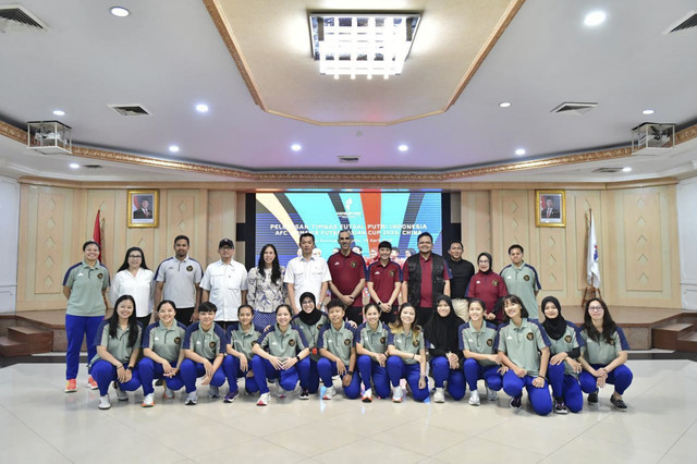 Kemenpora Lepas Timnas Futsal Wanita ke Piala Asia. Foto: Dok. FFI