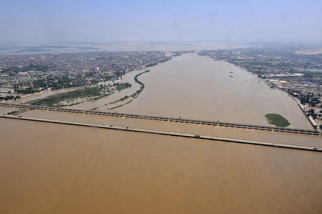 Ilustrasi Sungai Indus. Foto: Stringer/AFP