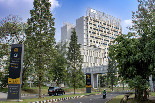 Ilustrasi Gedung RS UI. Foto: Shutterstock