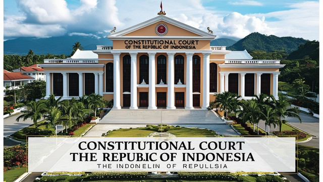 Constitustional Court Of The Republic Of Indonesia. Sumber: Canva Design