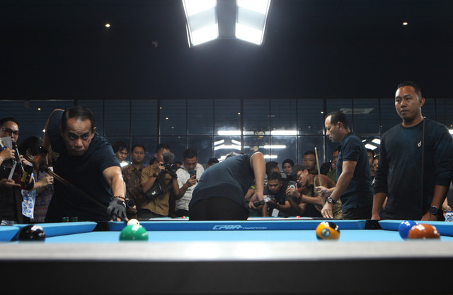 Pembukaan acara Relung Billiard Challenge 2025-Kapolda Sumsel Cup/ist. 