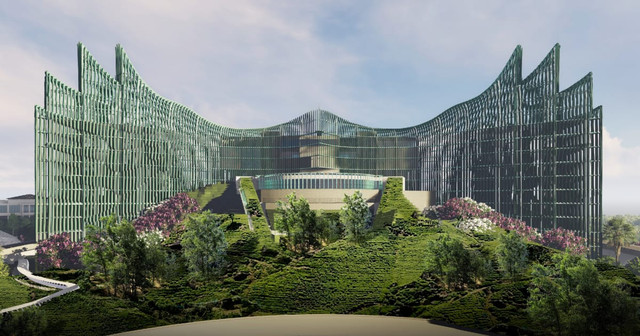 Desain Istana Negara, Ibu Kota Negara (IKN) — Kalimantan Timur (Foto: Dok. Kemenparekraf/Baparekraf RI).