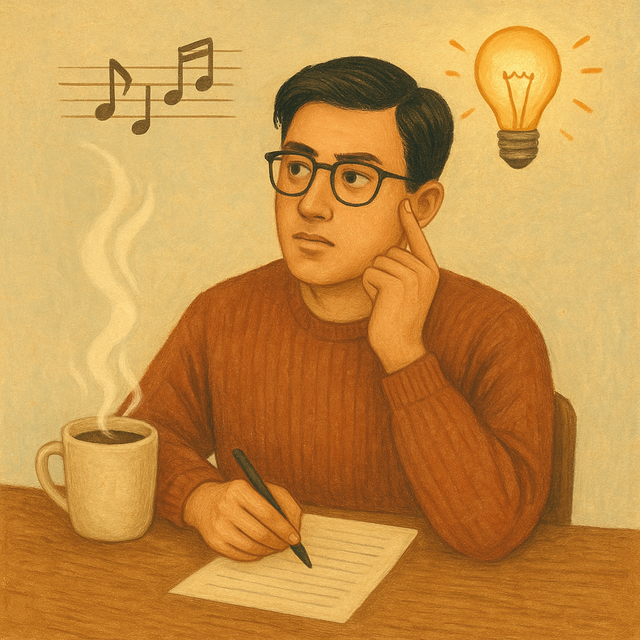 Ilustrasi : Mencari Ide Riset (sumber : AI-generated dengan DALL·E - bebas hak cipta.)