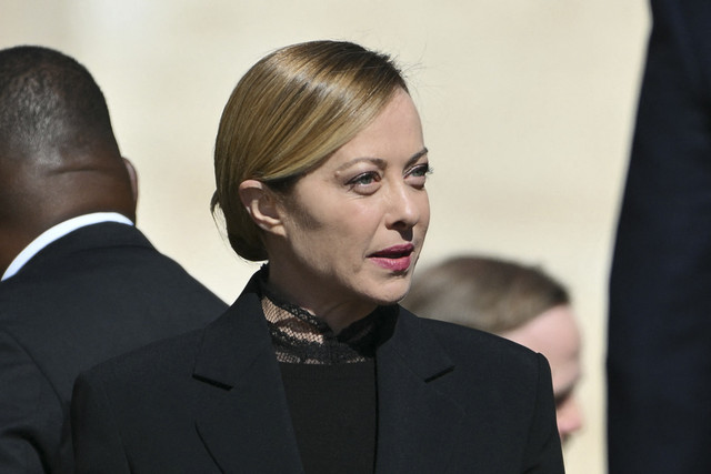 Perdana Menteri Italia Giorgia Meloni. Foto: Alberto Pizzoli/AFP