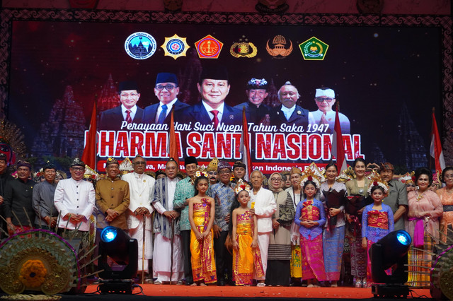 Acara Dharma Santi Nasional 2025 berlangsung meriah pada Sabtu, 26 April 2025 (Foto: PHDI)