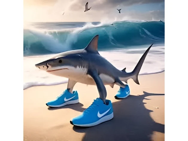 Tralalero Tralala! (sumber: Thingiverse)