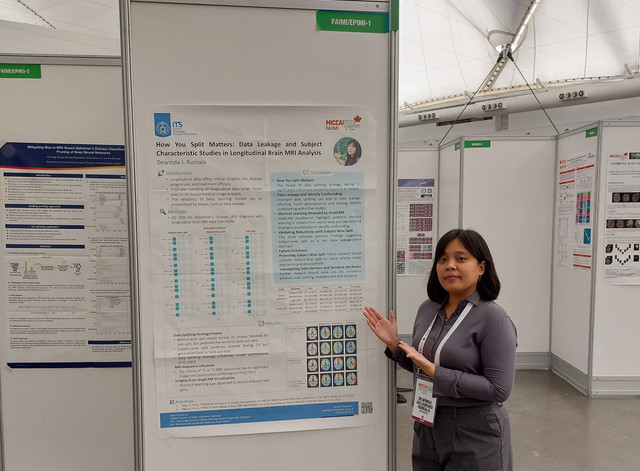 Konferensi MICCAI di Vancouver menjadi ajang bagi Dr Dewinda Julianensi Rumala ST untuk memperkenalkan hasil risetnya ke masyarakat global.