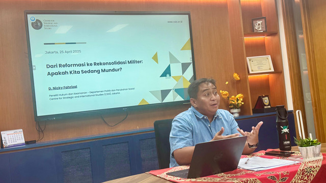Nicky Fahrizal, peneliti Hukum dan Keamanan di Departemen Politik dan Perubahan Sosial, Centre for Strategic and International Studies (CSIS). Foto: Dok. PRAKSIS