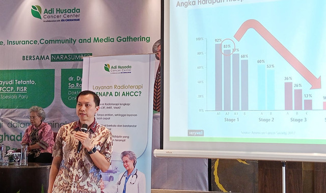 dr. Prayudi Tetanto, Sp.P,FCCP,FISR. Dokter Spesialis Paru Adi Husada Cancer Center (AHCC) Surabaya. Foto: Masruroh/Basra