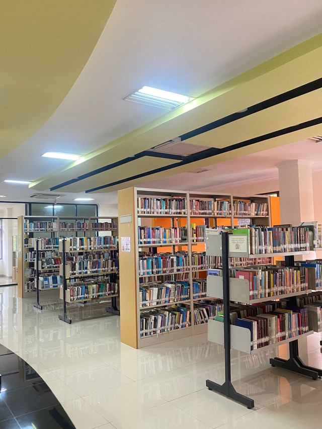 Ilustrasi Perpustakaan Pascasarjana UIN JKT (sumber pribadi)
